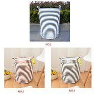 MuLuo Large Waterproof Cloth Folding Clothes Laundry Basket Toy Storage Basket Drain Laundry Basket with A Lid... N6