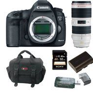 Canon EOS 5D Mark III 22.3MP Full Frame CMOS w/ 1080p Full-HD Video Mode Digital SLR Camera (Body) + Canon BG-E11... N3