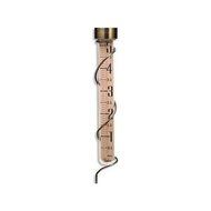 Taylor 484BZ 27" Tall Glass Rain Gauge, Bronze finish