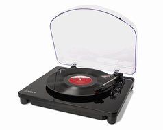 Ion Audio Professional DJ 3-Speed Turntable with EZ Vinyl/Tape Converter Software CD RCA Stereo Outputs &amp; Dust... N2