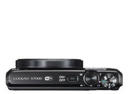 Nikon COOLPIX S7000 Digital Camera (Black) - International Version (No Warranty) N19