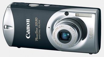 Canon Powershot SD30 5MP Digital Elph Camera with 2.4x Optical Zoom (Rockstar Red) N14