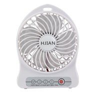 HJIAN 4-inch Table Fan 3 Speeds USB Mini Fan Portable fan Rechargeable Desktop Fan Battery Fans Cooler Cooling... N3