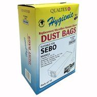 10-Pack Microfibre Replacement Dustbags for Sebo X1, X1.1, X4, X4Extra, X5, 370 commercial, XP2, XP3 and C series...
