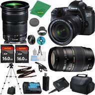 Canon EOS 7D Mark II Camera with 18-55mm IS STM Lens + Tamron 70-300mm AF + 2pcs 16GB Memory + Camera Case + Card...