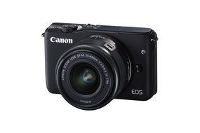 Canon EOS M10 with EF-M 15-45mm Image Stabilization STM Lens, 16GB Memory Card, Tripod and Bag N5