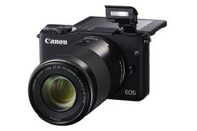 Canon EOS M10 with EF-M 15-45mm Image Stabilization STM Lens, 16GB Memory Card, Tripod and Bag N7