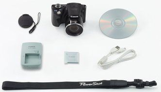 Canon Digital Camera PowerShot SX500IS 16MP x30 Optical Zoom PSSX500IS - International Version N5