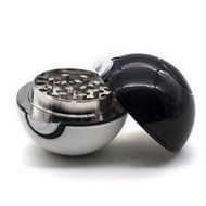 YTH Pokemon Poke ball Tobacco Mill Herb Grinder with Pollen Catcher Packaged Gift Box (Black) N14