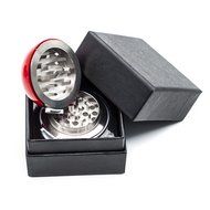 YTH Pokemon Poke ball Tobacco Mill Herb Grinder with Pollen Catcher Packaged Gift Box (Black) N16