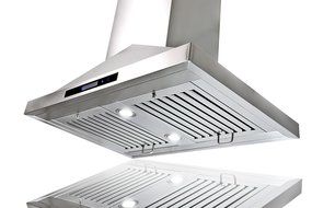 FIREBIRD New 30" European Style island Mount Stainless Steel Range Hood Vent W/Touch Button Control FBGV-1009-30