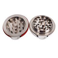 YTH Pokemon Poke ball Tobacco Mill Herb Grinder with Pollen Catcher Packaged Gift Box (Black) N17