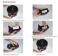 6pcs 3-Armed Side Brush + 8pcs HEPA Filter for Roomba 880 870 980, I-clean for iRobot Roomba Vacuum Replacement... N6