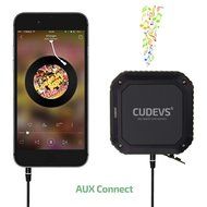 Cudevs M3 Bluetooth Speakers, Wireless, Portable and Waterproof for Outdoors and Shower (Orange) N9