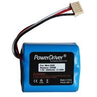 PowerDriver 7.2V 3000mAh Ni-MH iRobot Vacuum Cleaner Replacement Batteries for iRobot Mint 5200 5200B 5200C Braava...