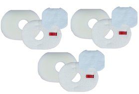 Techypro&reg; 3-pack Shark Xffv300 Filter Kits for Shark Rocket Models Hv300 - Hv310 Vacuum Cleaner N2