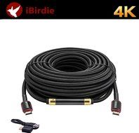 iBirdie High Speed HDMI cable 15ft(4.6m), Supports Ethernet,1080P, 3D, 4K and Audio Return(ARC), 26AWG, Braided... N15