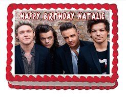 Edible Cake Topper One Direction