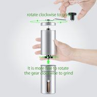 E-PRANCE Burr Manual Coffee Grinder for Richer Aroma and Flavor than Electric Coffee Bean Mills N3