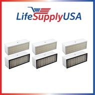 3 Pack Replacement Filter to fit A1001B Bionaire models LC1060 &amp; LE1160 Air Cleaner Dual Filter Cartridge Designed...