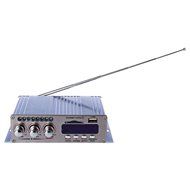 Robolife USB Kentiger HY - 502S 2CH Bluetooth Hi-Fi Super Bass Output Power Amplifier with Remote Controller Blue