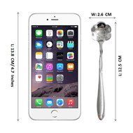 YOHA Creative Floral Coffee Spoon Delicate Teaspoon Sugar Dessert Spoon Ice Cream Spoon Scoop(4 pcs,B) N5