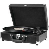 Innovative Technology Nostalgic 3-Speed Vintage Suitcase Turntable, Turquoise N3