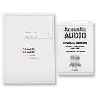 Acoustic Audio CS-IW830 In Wall 8" Speaker 3 Way Home Theater 4 Pair Pack 2800 Watt CS-IW830-4PR N2