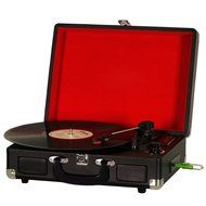 Timestorm XR-636RP Belt-Drive 3-Speed Portable Stereo Bluetooth Turntable N7