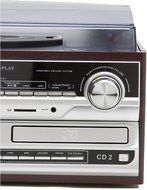 TechPlay ODC174WD SP, 3 speed turntable W/Cassette Player, Radio with presets, AUX in, RCA out, USB SD MP3 Encoding... N6