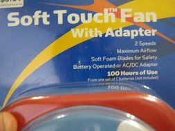 Soft Touch Fan with Adapter O2 Cool Sport N4