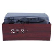 TechPlay ODC174WD SP, 3 speed turntable W/Cassette Player, Radio with presets, AUX in, RCA out, USB SD MP3 Encoding... N10