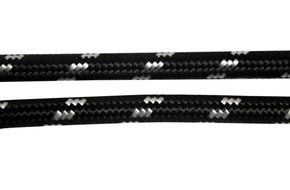 Sendt 25 foot 1/4 inch (6.3mm) Male to Male Mono Nylon Braided Guitar / Bass / Instrument Cable