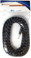 Sendt 25 foot 1/4 inch (6.3mm) Male to Male Mono Nylon Braided Guitar / Bass / Instrument Cable N2