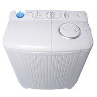 Ivation Small Compact Portable Washing Machine - Twin Tub Washer &amp; Spin with 15 Lb. Wash Capacity &amp; 11 Lb. Spin... N2