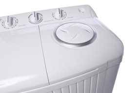 Ivation Small Compact Portable Washing Machine - Twin Tub Washer &amp; Spin with 15 Lb. Wash Capacity &amp; 11 Lb. Spin... N3