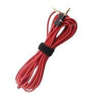 Seardream 16FT 5M 3.5mm Right Angle Male To Male 800 AUX Audio Cable Cord for Beats Dr. Dre Studio Red Color