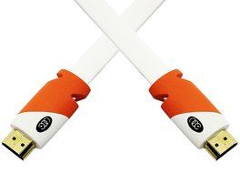 FLAT HDMI Cable 2.0 - 3 Ft, Ultra Clarity High Speed Flexible Cord (2PK 3 Feet / 1 meter Each) HDMI Flat Wire,... N4