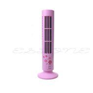 Zjzhao shop USB Laptop PC Mini No Leaf Air Conditioner Cooling Cool Desk Tower Fan Bladeless (Pink)
