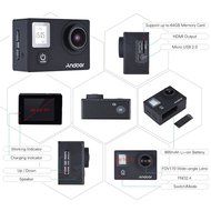 Andoer 4K 30fps/1080P 60fps Full HD 16MP Action Camera Waterproof 30m WiFi 2.0"LCD Sports Helmet Bike DV Cam Camcorder... N7