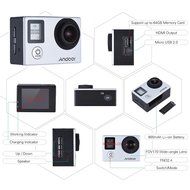 Andoer 4K 30fps/1080P 60fps Full HD 16MP Action Camera Waterproof 30m WiFi 2.0"LCD Sports Helmet Bike DV Cam Camcorder... N8
