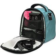 Sky Blue VanGoddy Laurel SLR Camera Carrying Bag for Canon EOS Rebel SL1 Digital SLR Camera N7