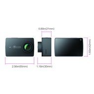 YI 4K Action Camera with Selfie Stick &amp; Bluetooth Remote (US Edition) Night Black N14