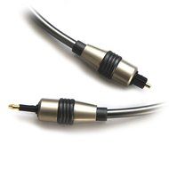 Whizzotech W3102 3ft Toslink to Mini Plug 3.5mm Digital Optical Audio Cable SPDIF Optic Fiber N2