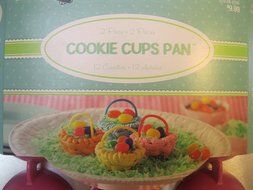 Nordic Ware Easter Basket Cookie Cup Pan - Makes 12 Cookie Cups