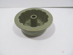 Longaberger Woven Traditions Pottery Small Single Bundt Pan, Sage