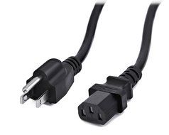 ClearMax Universal 18AWG Power Cord for Computer Monitors / PCs / Printers and more - UL Approved - 25 Feet (... N14