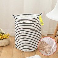 MuLuo Large Waterproof Cloth Folding Clothes Laundry Basket Toy Storage Basket Drain Laundry Basket with A Lid... N9