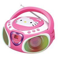 Hello Kitty CD Boombox with AM/FM Radio and LED Light Show N5
