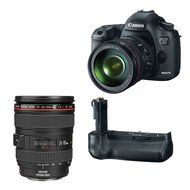 Canon EOS 5D Mark III 22.3MP Full Frame CMOS w/ 1080p Full-HD Video Mode Digital SLR Camera (Body) + Canon BG-E11... N5